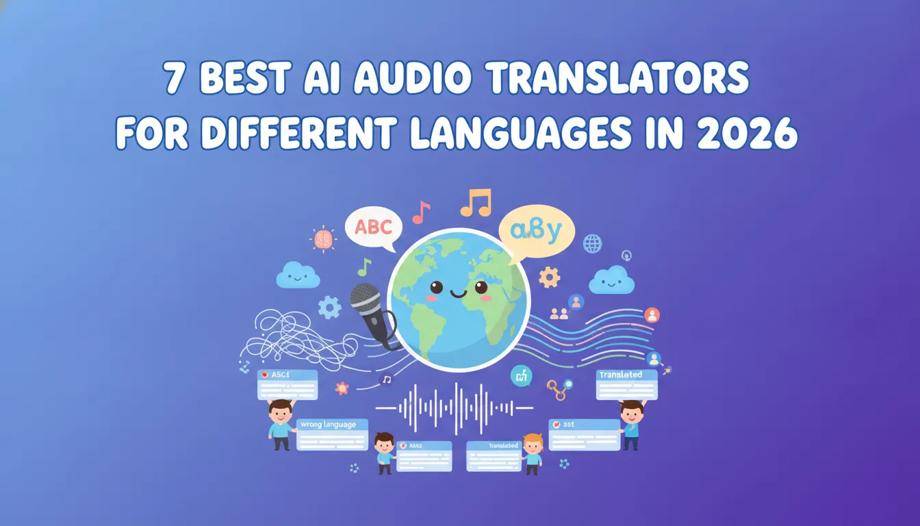 7 Best AI Audio Translators for Different Languages in 2026 | AudioConvert